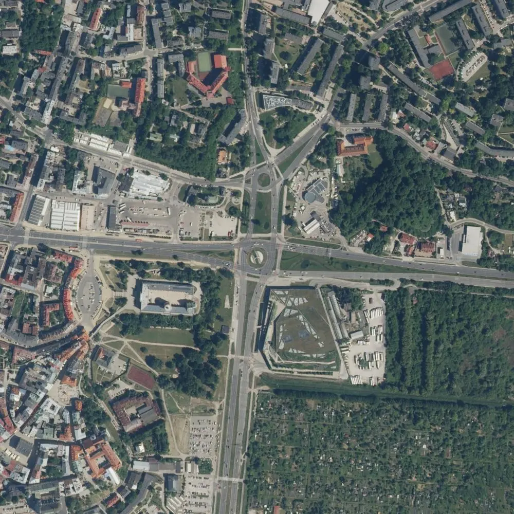 Zdjęcie lotnicze Lublina